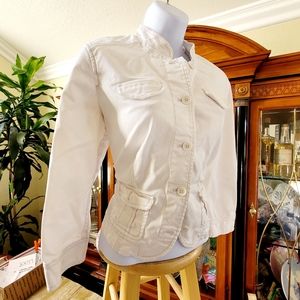 Abercrombie and Fitch Vintage VTG 1990s Blazer in White Size Medium